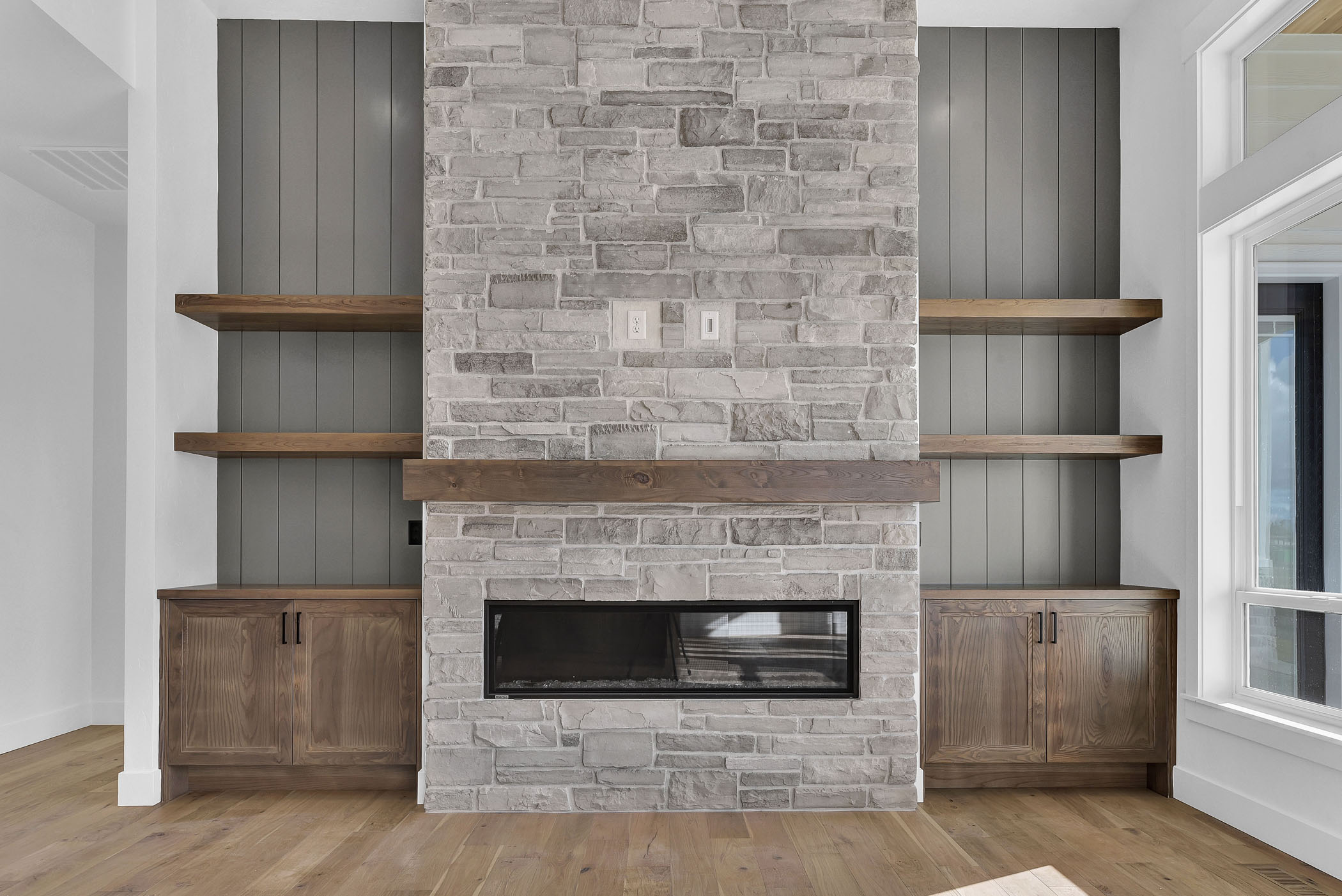 Shadow Mountain Fire Place, Stone Fire Place