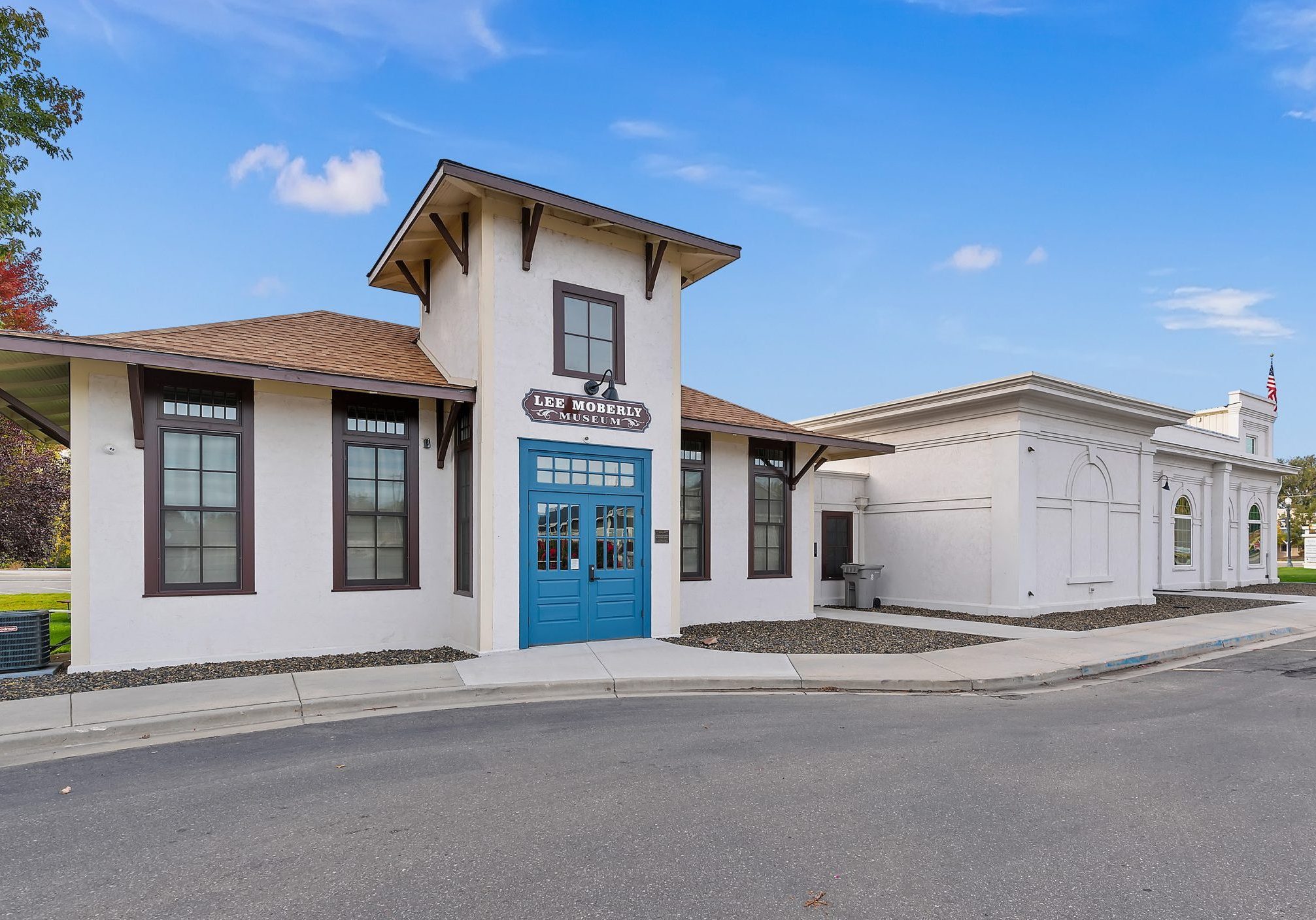 Exterior of Lee Morberly Museum in Middleton Idaho.