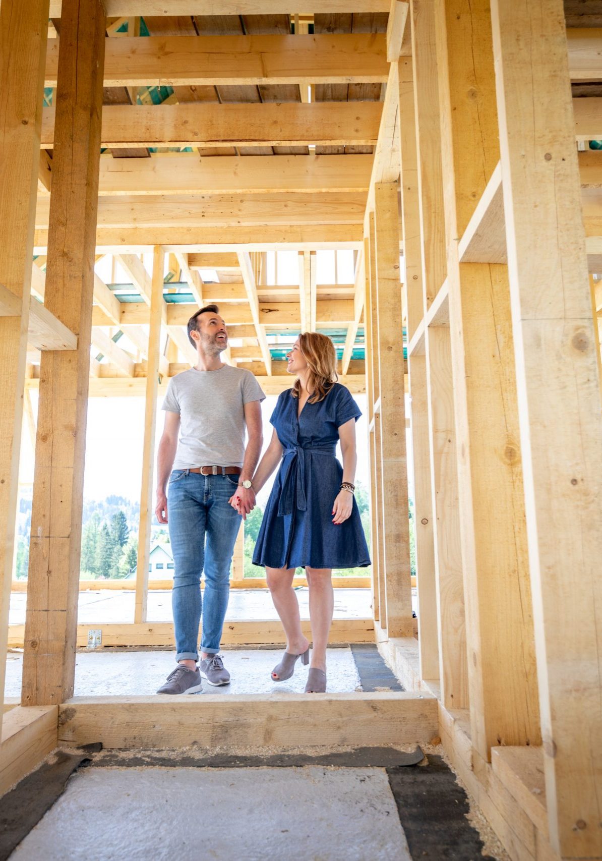 Young Couple Building Their Dream Home