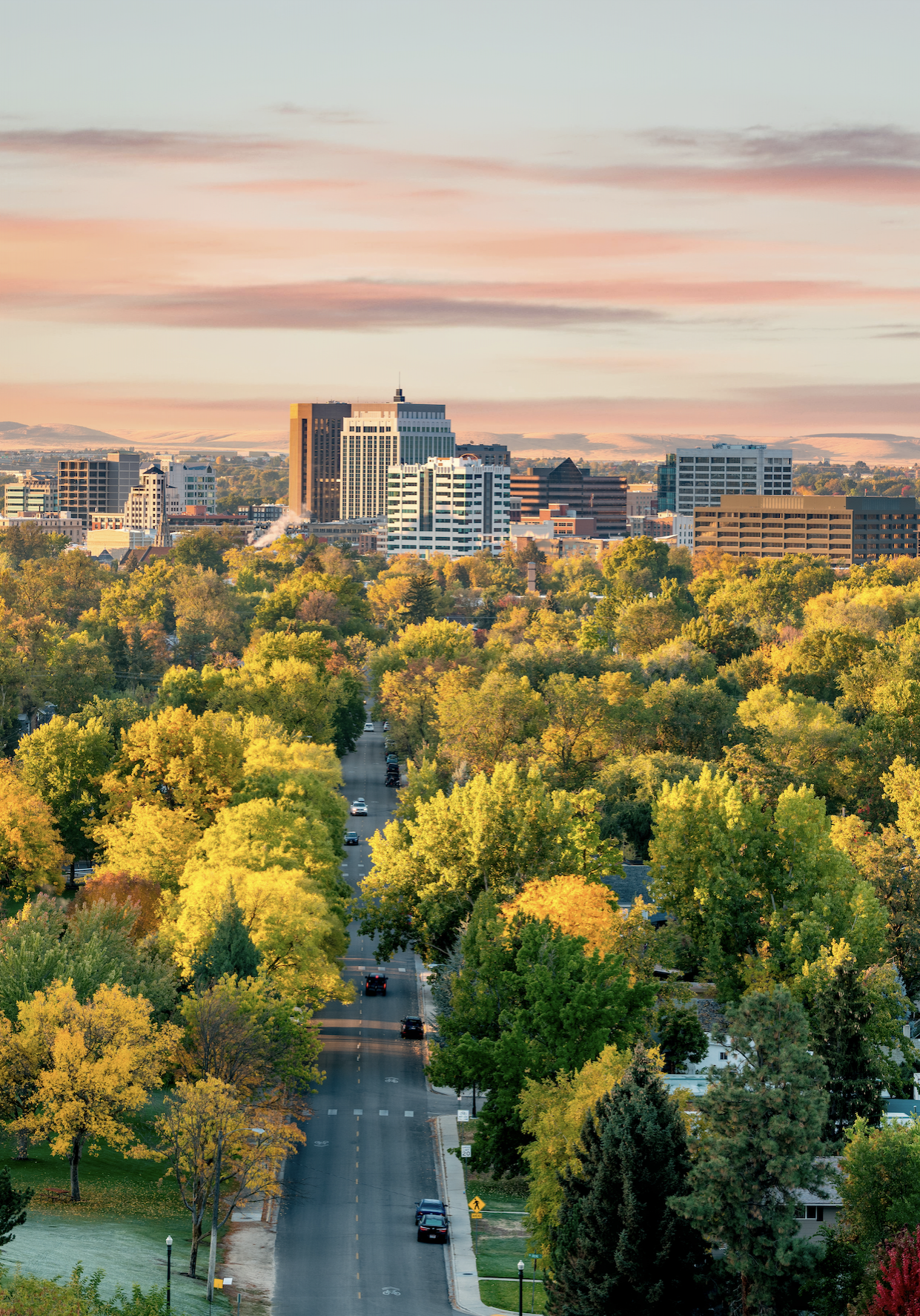 Boise Idaho in the Fall