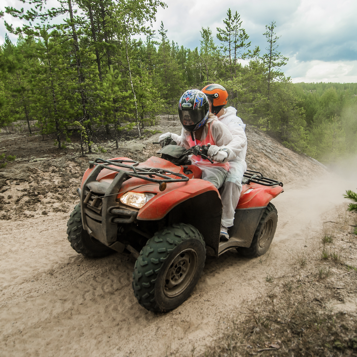 ATV in the mountains